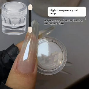 0.1g/Bottlle Moonlight Pearl White Nail Powder Aurora Plating Mirror Chrome Rubbing Dust Shimmer Nails Art Decorations Powders