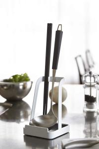 Nhà Bếp Đa Năng Có Giá Để Đồ Dụng Cụ Nấu Ăn Người Tổ Chức Chất Liệu Kim Loại Phong Cách Nhật Bản Nắp Nồi Thớt Đũa Giá Đỡ