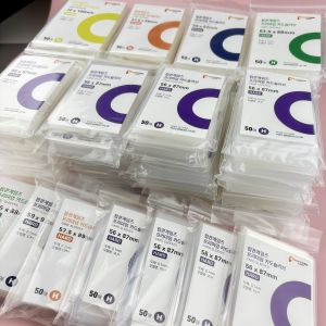 50Pcs Korea Card Sleeves HD Clear Kpop Idol Card Protective Sleeve Photcards Protector Photo Case Box for Popcorn Card Holder