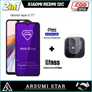 PROMO PAKET MURAH 2 IN 1 TEMPERED GLASS CERAMIC ANTI SPY XIAOMI REDMI 12C ANTI GORES PELINDUNG LAYAR CERAMIC ANTI SPY + GARSKIN CARBON 3D