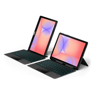 Detachable Keyboard Cover With Touchpad For Samsung Galaxy Tab S7/S8/S9 11 Inch & S10 FE/S10 Lite/S9 FE 10.9 Inch Smart Case