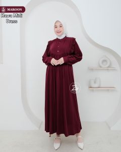 HAWA MIDI DRESS ORY ZIRA/MIDI DRESS KATUN TWILL PREMIUM ORY ZR