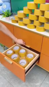 DOUBLE TAPE KUNING Isolasi Selotip Lem Perekat SERBAGUNA Doble Tip Kain Dua Sisi Lem Ukuran 2 CM X 5 METER 3 METER isolatip 2 Sisi Lem Super Kuat Tanpa Bekas Dekorasi Dinding Tembok Lantai Rumah Tip Clear Murah Bagus Kecil Sedang Guna