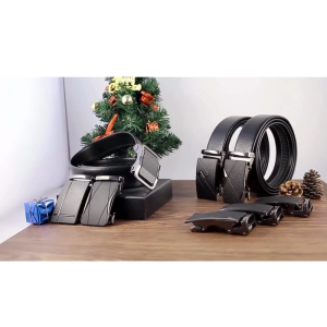 RENNE Ikat Pinggang Kulit Pria Model Gesper Rel Tipe REL02 – Sabuk Import Premium Berkualitas