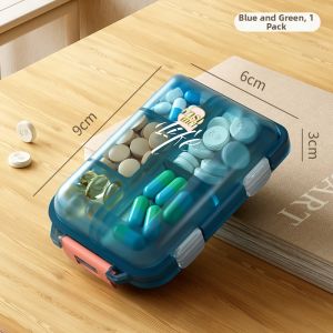 MMZECE | Mini Portable Pill Box Organizer For Daily Medication And Small Food Storage