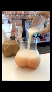 แก้ว Shot แก้วตลกกาแฟนมแก้วน้ำชาดื่มถ้วยสำหรับ Home Part คริสต์มาสของขวัญ