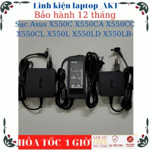 Sạc laptop Asus X550C X550CA X550CC X550CL X550L X550LD X550LB-Sạc Asus 19v-2.37A/3.42A-45W/65W vuông chữ nhật chân thường(5.5*2.5mm)