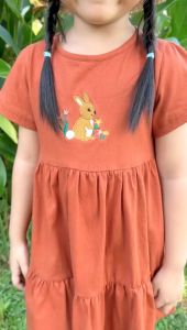 Dress Anak Rabbit Lucuna Mix Warna ukuran 1 -5 th bahan adem