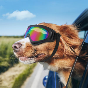 Dog Goggles Dog Glasses Waterproof Windproof Snowproof UV Sunglasses Pet Glasses 