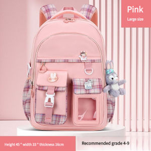 《Back to School Sales》Fashion multi-layer kids school bag(6-15Y) Waterproof Large capacity Children’s School Backpacks Spine Protection Load Reduction Primary Students School Bag