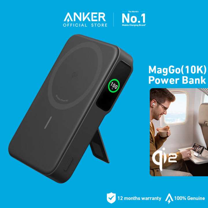 Anker Maggo Power Bank Qi2 Certified 15w Ultra Fast Magsafe Compatible