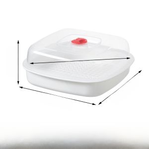 Hộp Đựng Thức Ăn Bằng Nhựa PP5 Cấp Thực Phẩm Nồi Hấp Nồi Hấp Hộp Đựng Cơm Dụng Cụ Nấu Ăn Dụng Cụ Nấu Ăn Bằng Điện