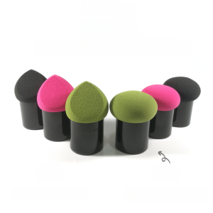 High Quality Liquid Foundation BB Cream Makeup Sponge Water Drop Cut Surface Smear-Proof Makeup Mushroom Headband Handle Beauty Blender Powder Puff