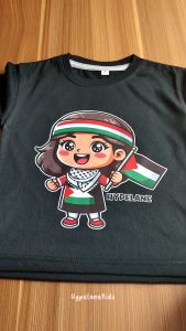 Baju Kaos Anak Perempuan Palestina Lucu Import Usia 1 - 10 Tahun - Hypelane Kids - DTF