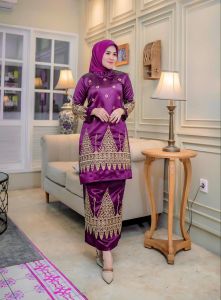 Setelan Tunik Bordir/Kebaya Terbaru/Kebaya Kondangan /Kebaya Pesta