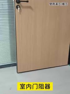 Rubber Door Stopper Reusable Shock Absorbent Block Wedge Doorstops Door Handle Stopper Home Office Door Anti-collision Stopper