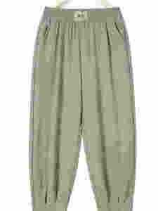 Summer Ice Silk Harem Pants Womens Thin High Waist Loose Casual Drapey Nine Point Slim Fit Pants Commute Style Polyester Fiber