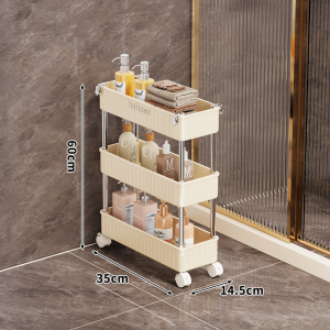Kệ Lưu Trữ Đa Năng Nhiều Tầng Có Bánh Xe