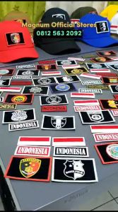 Topi BRIMOB Tactical PDL Kamuflase dan Warna Bonus Free 3 Patch Emblem Prepet Perekat Velkro