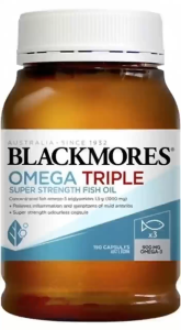 Blackmores Omega Triple Concentrated Fish Oil 150 Capsules