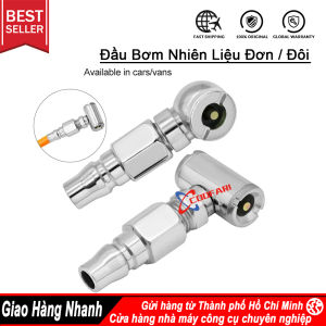 Dụng cụ bơm hơi bánh xe 2 đầu tiện dụng đa năng