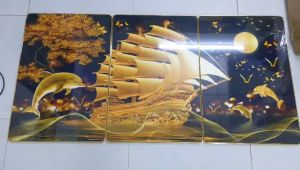 Bộ tranh ghép phủ bóng laminate cao cấp VTC Thuận Buồm Xuôi Gió 317 PC treo tường sang trọng