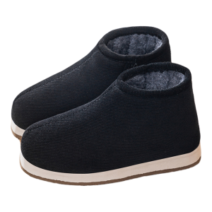 JIFANPAUL | Warm Handmade Cotton Shoes for Men and Women with Lining for Elderly Indoor Use