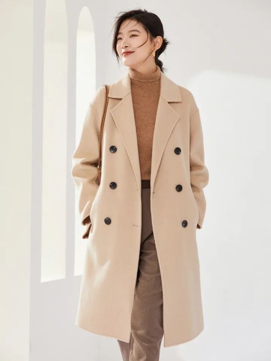 Long Coat Blazer panjang wanita wool Coat Korean Hangat Style Musim Dingin  Lazada Indonesia