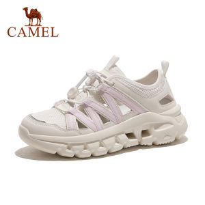 Cameljeans Giày nữ thoáng khí mùa hè rỗng dày ngoài trời duy nhất chịu mài mòn Xăng đan thể thao