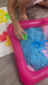 ของเล่นทราย มี 19ชิ้น ทรายวิทยาศาสตร์ 1 kg. ของเล่นเสริมพัฒนาการ