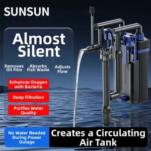 sunsun | Wall-mounted Oxygen Producing Water Filtering System Removes Oil Film