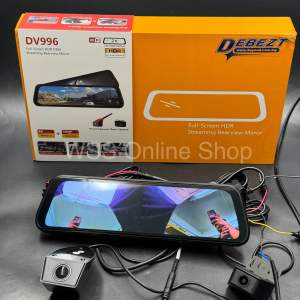 DEBEZT - Streaming Rear View Mirror with 4K Dual Channel Ultra HD Car Dashcam Set [DV996] *Free 32GB SD Card