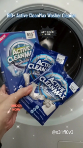 BIG+ Active CleanMax Washer Cleaner Washing Machine Drum Tub Cleaning Tablet Deodorization Sterilization Front Top Load
