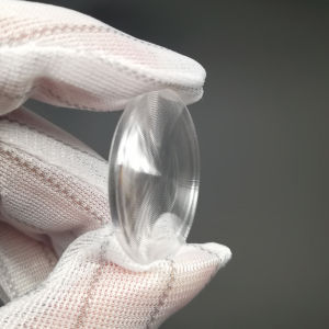 42mm Diameter Ferrule Lens Concentric Handheld Flashlight Imaging Decorative Design Cuttable Punched LED Lens Optical Component