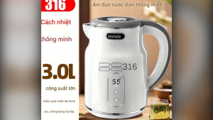 Ấm Đun Nước Siêu Tốc Inox 316 Cao Cấp – Giữ Nhiệt Lâu An Toàn Đun Nhanh Tiết Kiệm Điện