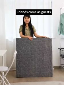 Foldable Bed Frame With Backrest For King Size Bed/Single Bed/Office Portable Bed Frame fFor Easy Travel And Folding Bed