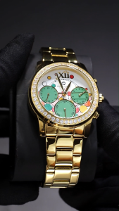 Womens Quartz Watch Luxury Stainless Steel Band With Diamond Rhinestone Fashion Gift Quality Women Watches