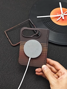 Ultra Slim Aramid Casing for iPhone Duo iphoneduo Hinge Protection MagSafe Magnetic Wireless Charging & Car Mount Kevlar Style Hard Case Anti-Slip Grip