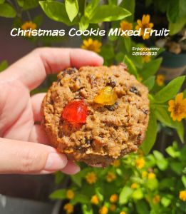 คุกกี้คริสต์มาสผลไม้รวม Christmas Cookie Mixed Fruit