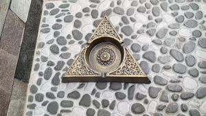 Asbak Murah Motif Segitiga Ukir 1 pcs Asbak Aesthetic Asbak Unik Antik