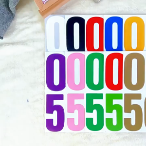 🇲🇾 Ready Stock ~ Jumbo 4-Inch Number Stickers Black White P333 P334 22*29cm