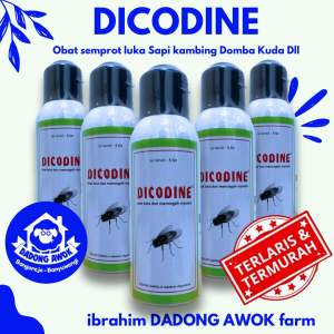 Obat luka - DICODINE 50 ml - bebas lalat - GUSANEX kecil - gusanex spray mini - gusanex sapi
