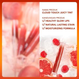 YOU Cloud Touch Juicy Tint Healthy Glow Lips Korean Style Liptint Gloss Melembapkan Bibir Lipstik with Ceramide Lip Tint Juicy