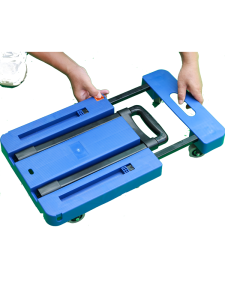 Detachable Wheel Mini Shopping Cart Portable Folding Household Hand-Pulled Cart Lightweight Travel Cart Quiet Rubber Wheels