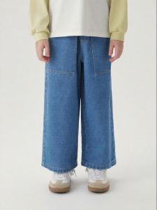 Marc&Janie | Floral Waist Large Pocket Straight Jeans