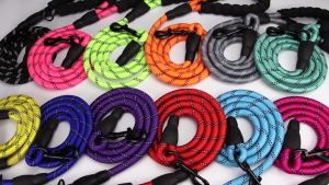 Pet Leash Strong Dog Leash 1.5M Long with Padded Handle&Reflective Dog Leashes for Medium Large Dogs
