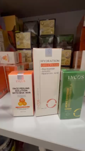 [Da mụn] Combo Hoàn Hảo Cho Da Mụn LYCOS (Tinh chất peel - Dưỡng ẩm - Kem chống nắng -Chấm mụn)