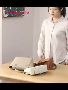 Hayylife Tas Penyimpanan untuk Tas Kulit - Tas Transparan untuk penyimpanan anti debu Rak Penyimpanan Tas Gantung HL-AGB858