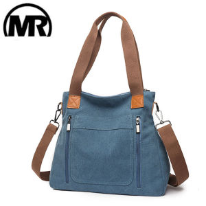 Large Capacity Womens Bag Canvas Casual Bag Korean Style Fashion Tote Bag Simple Document Bag New Trendy Womens Versatile Bag