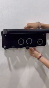 ที่จัดเก็บไดร์เป่าผม Premium แบบติดผนัง วางสิ่งของได้อเนกประสงค์ BE-10